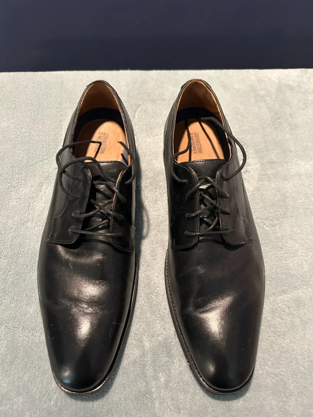 Johnson and Murphy Men's Black Dress Shoes